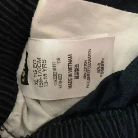 Levi's Navy Pull On Boys Shorts Youth XL 13 to 15 - Picture 3 of 6